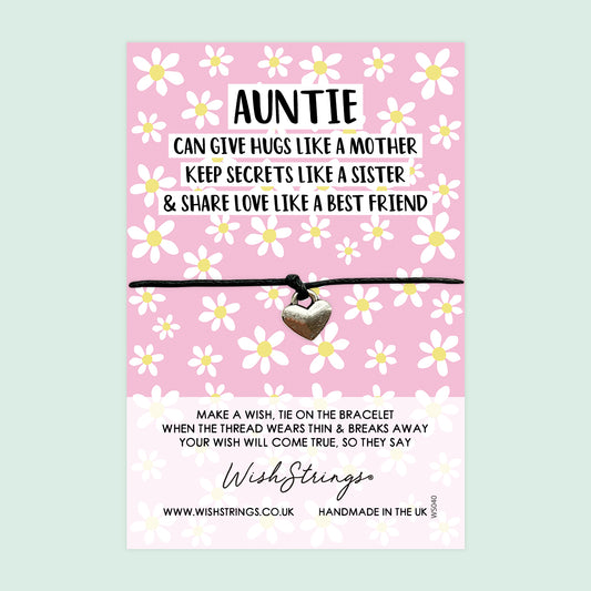 Auntie - WishStrings Wish Bracelet - WS040♥