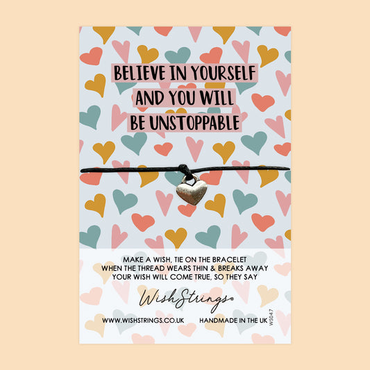 Believe in Yourself - WishStrings Wish Bracelet - WS047♥