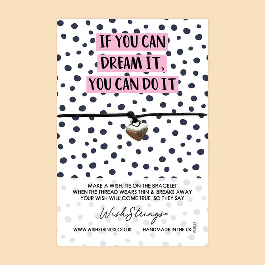 Dream It, Do It - WishStrings Wish Bracelet - WS057♥