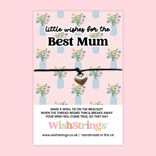 Worlds Best Mum - WishStrings Wish Bracelet - WS061♥