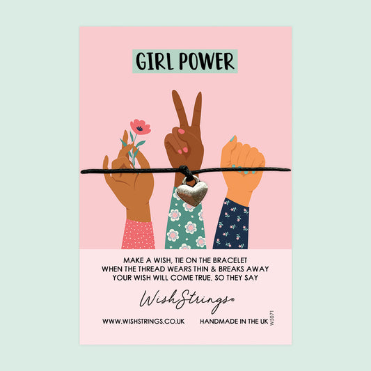 Girl Power - WishStrings Wish Bracelet - WS071♥