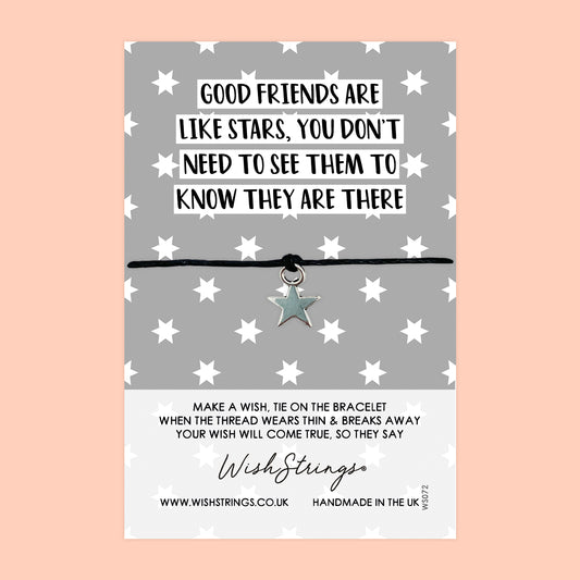 Good Friends are like Stars - WishStrings Wish Bracelet - WS072★