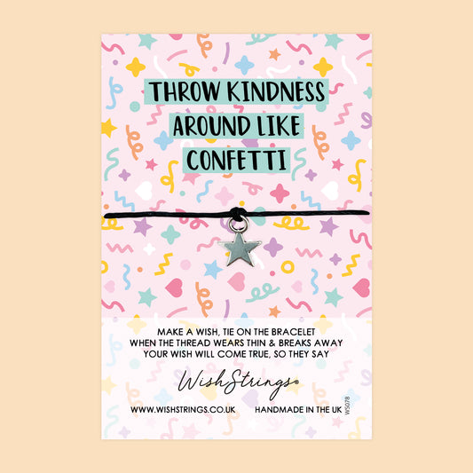 Throw Kindness - WishStrings Wish Bracelet - WS078♥