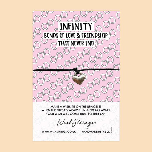 Infinity - WishStrings Wish Bracelet - WS080♥
