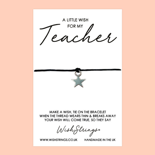 SALE - Teacher - WishStrings Wish Bracelet - S031