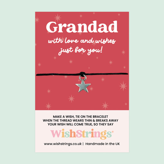 Grandad  - WishStrings Wish Bracelet - WS107★