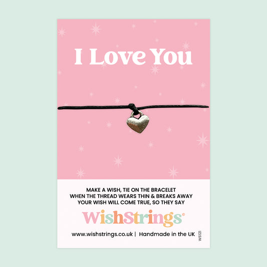 I Love You - WishStrings Wish Bracelet - WS121♥