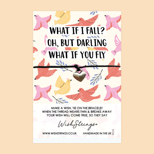 What if I Fall - WishStrings Wish Bracelet - WS122♥