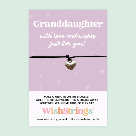 Granddaughter - WishStrings Wish Bracelet - WS125♥