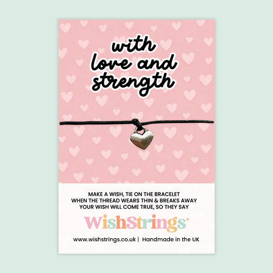 With Love and Strength - WishStrings Wish Bracelet - WS129❤︎