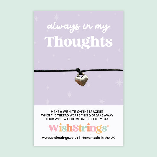 Always in My Thoughts - WishStrings Wish Bracelet - WS133❤︎