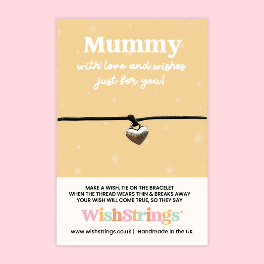 Mummy – With Love and Wishes - WishStrings Wish Bracelet - WS134♥