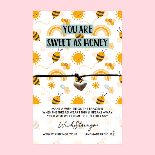 Sweet as Honey - WishStrings Wish Bracelet - WS137♥