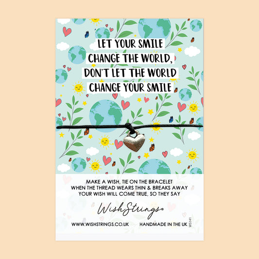 World Smile - WishStrings Wish Bracelet - WS141♥