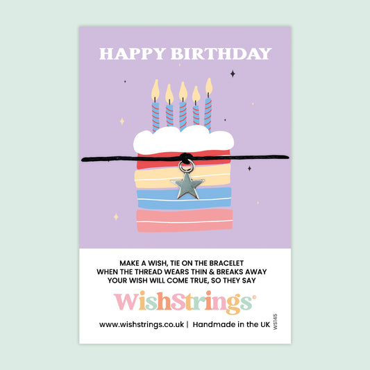 Happy Birthday - WishStrings Wish Bracelet - WS145★