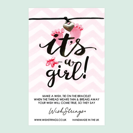 It's a Girl - WishStrings Wish Bracelet - WS148♥