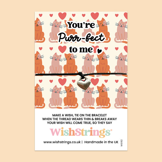 You’re Purr-fect to Me - WishStrings Wish Bracelet - WS162♥