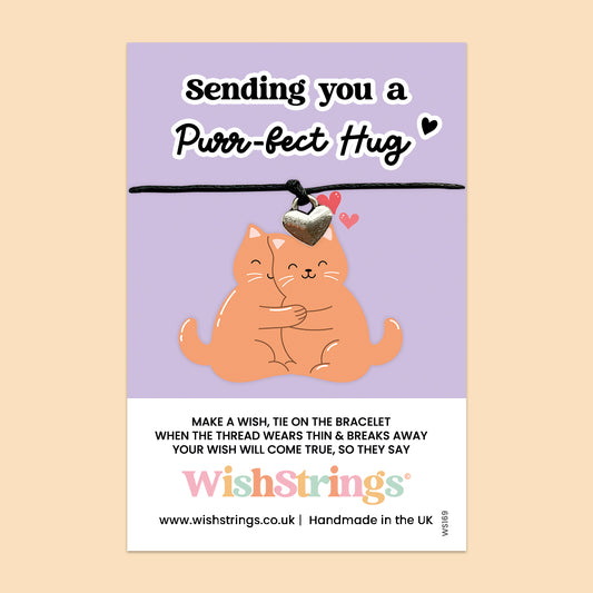 Sending You a Purr-fect Hug - WishStrings Wish Bracelet - WS169♥
