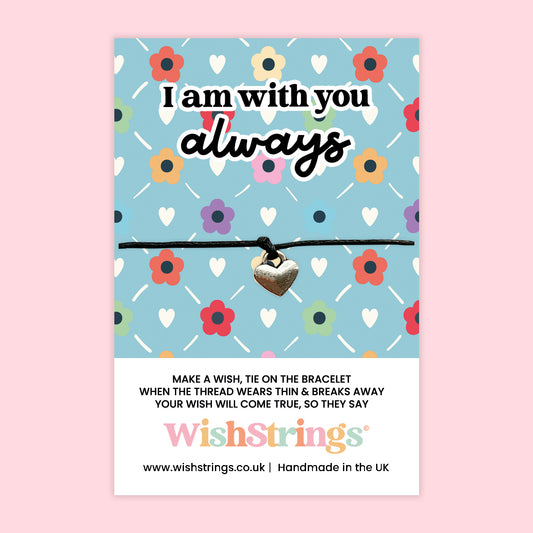 I Am With You Always - WishStrings Wish Bracelet - WS189♥