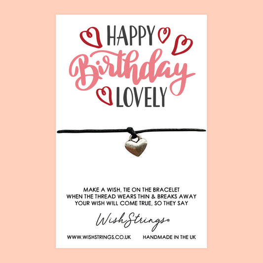 SALE - Happy Birthday Lovely - WishStrings Wish Bracelet - WS241♥