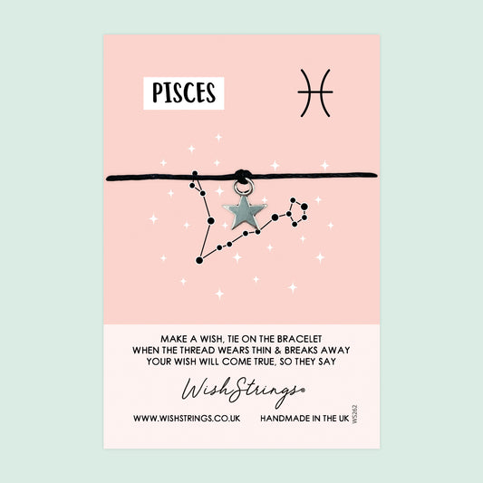 Pisces, Star Sign - WishStrings Wish Bracelet - WS262★
