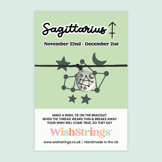 Saggitarius, Star Sign - WishStrings Wish Bracelet - WS268