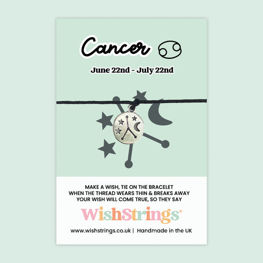 Cancer, Star Sign - WishStrings Wish Bracelet - WS269