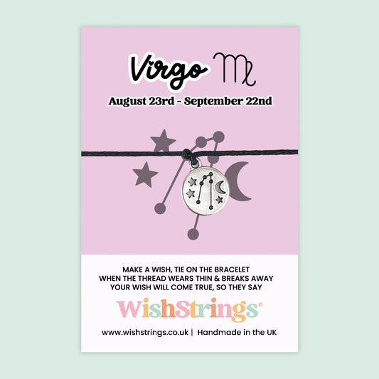 Virgo, Star Sign - WishStrings Wish Bracelet - WS271