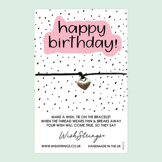 SALE - Happy Birthday - WishStrings Wish Bracelet - WS275♥
