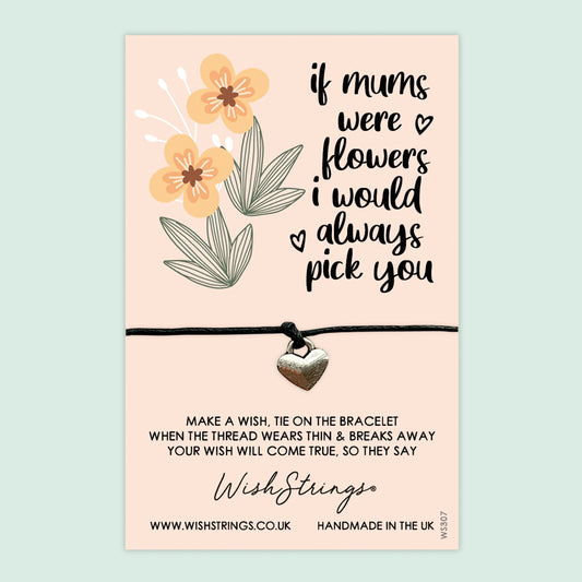 If Mums were Flowers - WishStrings Wish Bracelet - WS307♥