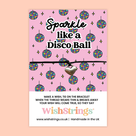 Sparkle Like a Disco Ball - WishStrings Wish Bracelet - WS312