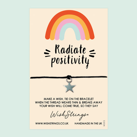 SALE Radiate Positivity - WishStrings Wish Bracelet - WS055★