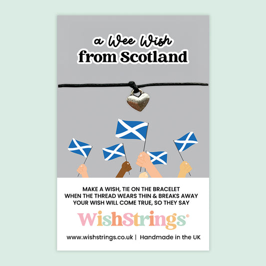 Wee Wish from Scotland - WishStrings Wish Bracelet - WS323♥