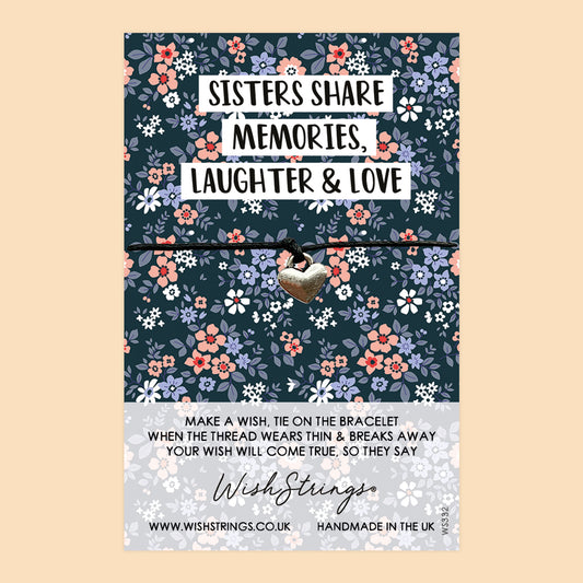 Sisters Share - WishStrings Wish Bracelet - WS332♥
