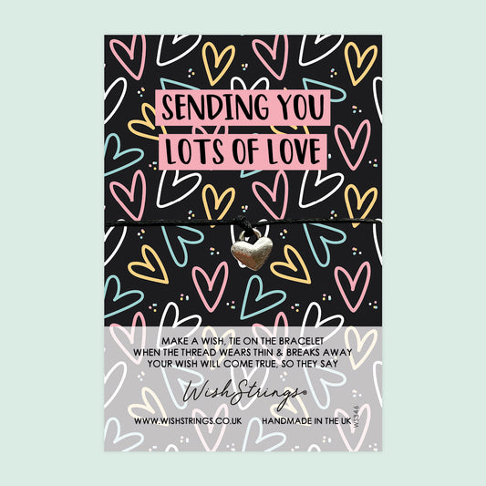 Sending Love - WishStrings Wish Bracelet - WS346♥