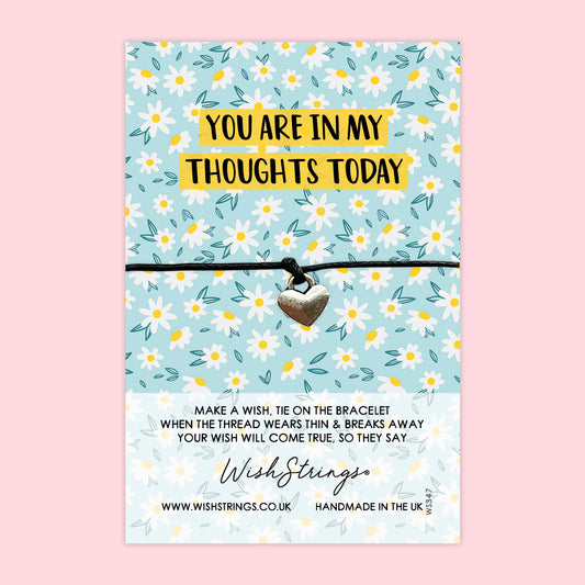 IN MY THOUGHTS - WishStrings Wish Bracelet - WS347♥