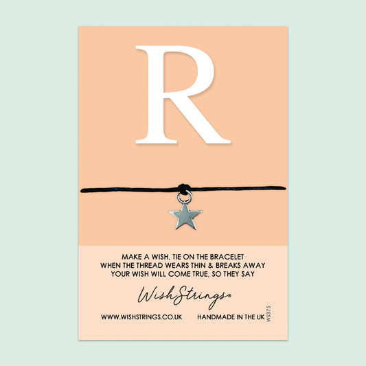 Alphabet, Letter R - WishStrings Wish Bracelet - WS375★