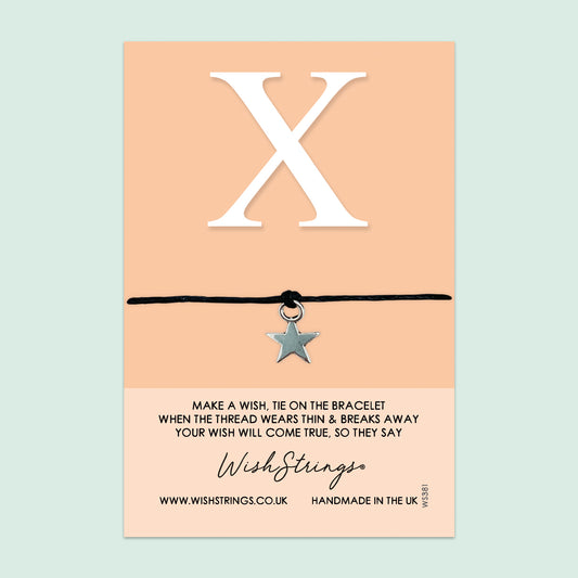 Alphabet, Letter X - WishStrings Wish Bracelet - WS381★