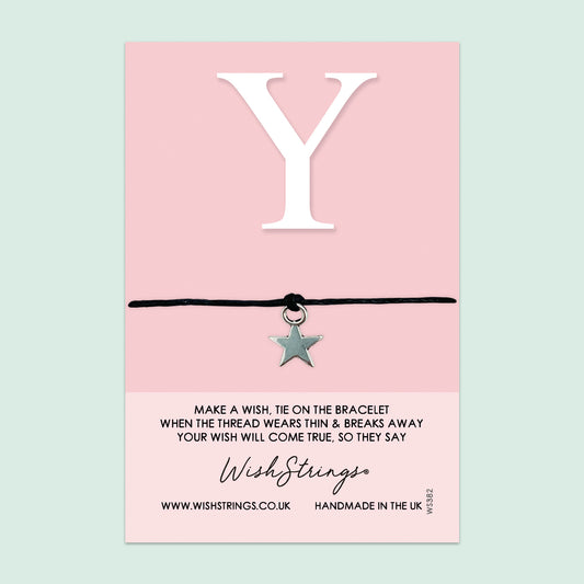 Alphabet, Letter Y - WishStrings Wish Bracelet - WS382★