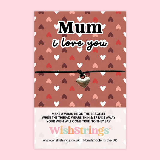 I Love You, Mum - WishStrings Wish Bracelet - WS400♥