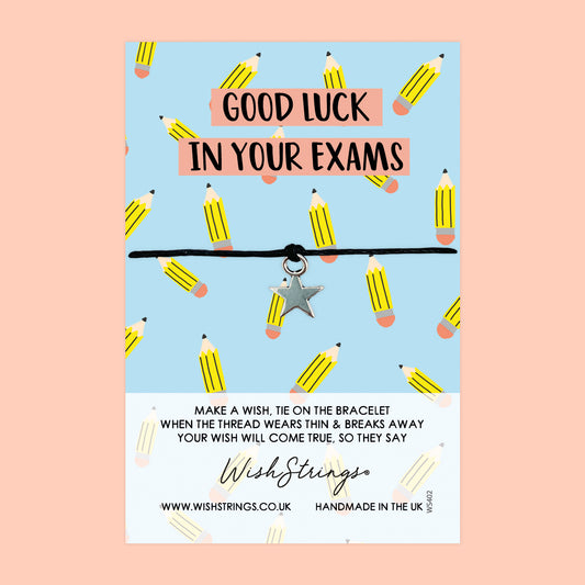 SALE - Good Luck, Exams  - WishStrings Wish Bracelet - WS402★