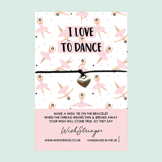 Love to Dance - WishStrings Wish Bracelet - WS425♥