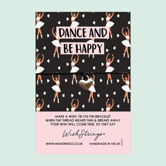 Dance and be Happy - WishStrings Wish Bracelet - WS426♥