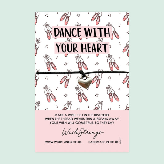 Dance with your Heart - WishStrings Wish Bracelet - WS427♥