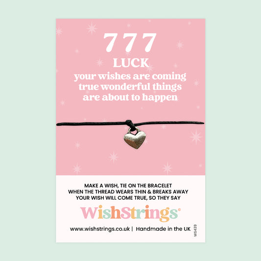 777, Angel Number - WishStrings Wish Bracelet - WS439♥