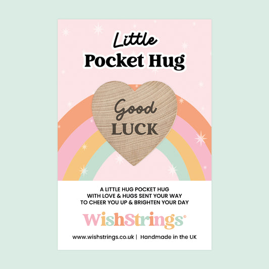 Good Luck - Pocket Hug Wish Token | WT003