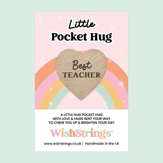Best Teacher - Pocket Hug Wish Token | WT015