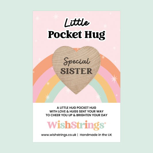 Special Sister - Pocket Hug Wish Token | WT021