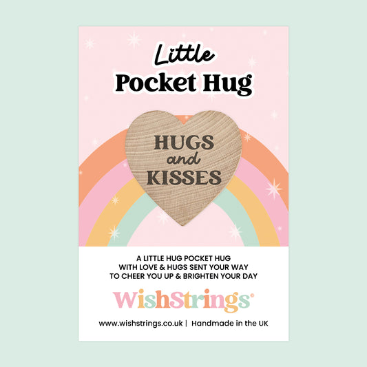 Hugs and Kisses - Pocket Hug Wish Token | WT023