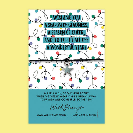 SEASON OF GLADNESS - WishStrings Wish Bracelet - XMAS018